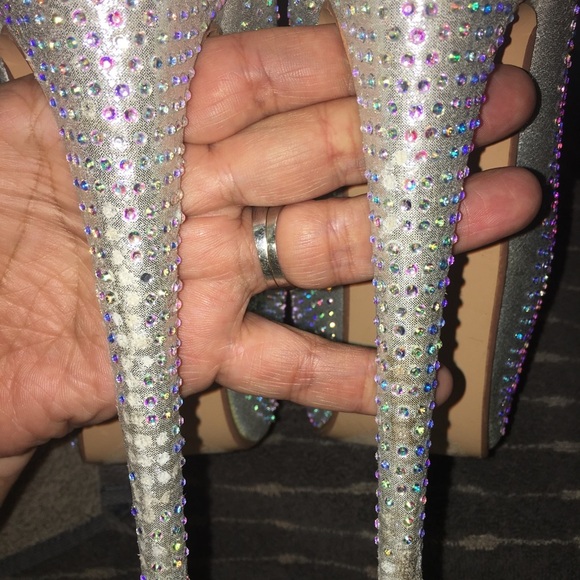 Delicacy Sexy Rhinestone Pump Heels - Picture 6 of 8